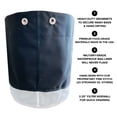 thumbnail image 3 of The Press Club 5 Gallon Premium Heavy Duty Full Mesh Bubble Wash Bags, 8 Pack, 220 190 160 120 90 75 50 & 25 Micron, All Inclusive Kit, 3 of 9