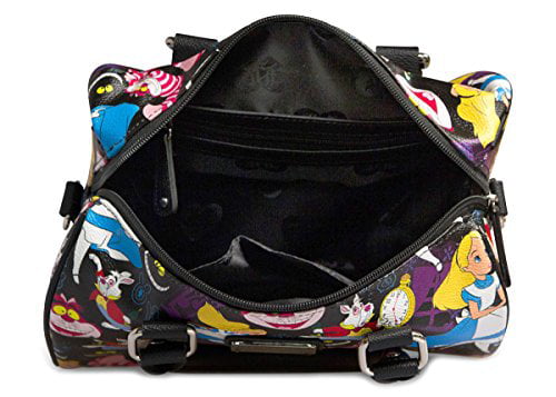 Loungefly Disney Alice in Wonderland Cheshire cat watercolor satchel purse bag