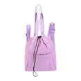 thumbnail image 3 of harper Gym Bag Casual Daypack Sports with Front Pocket Yoga Tap Drawstring Backpack Purple Red, 3 of 10