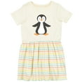 thumbnail image 3 of Inktastic Penguin Girls Toddler Dress, 3 of 5