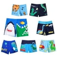 thumbnail image 1 of 3-12T Boys Swim Trunks Kids Boardshorts Quick Dry Beach Shorts UPF 50+, 1 of 5