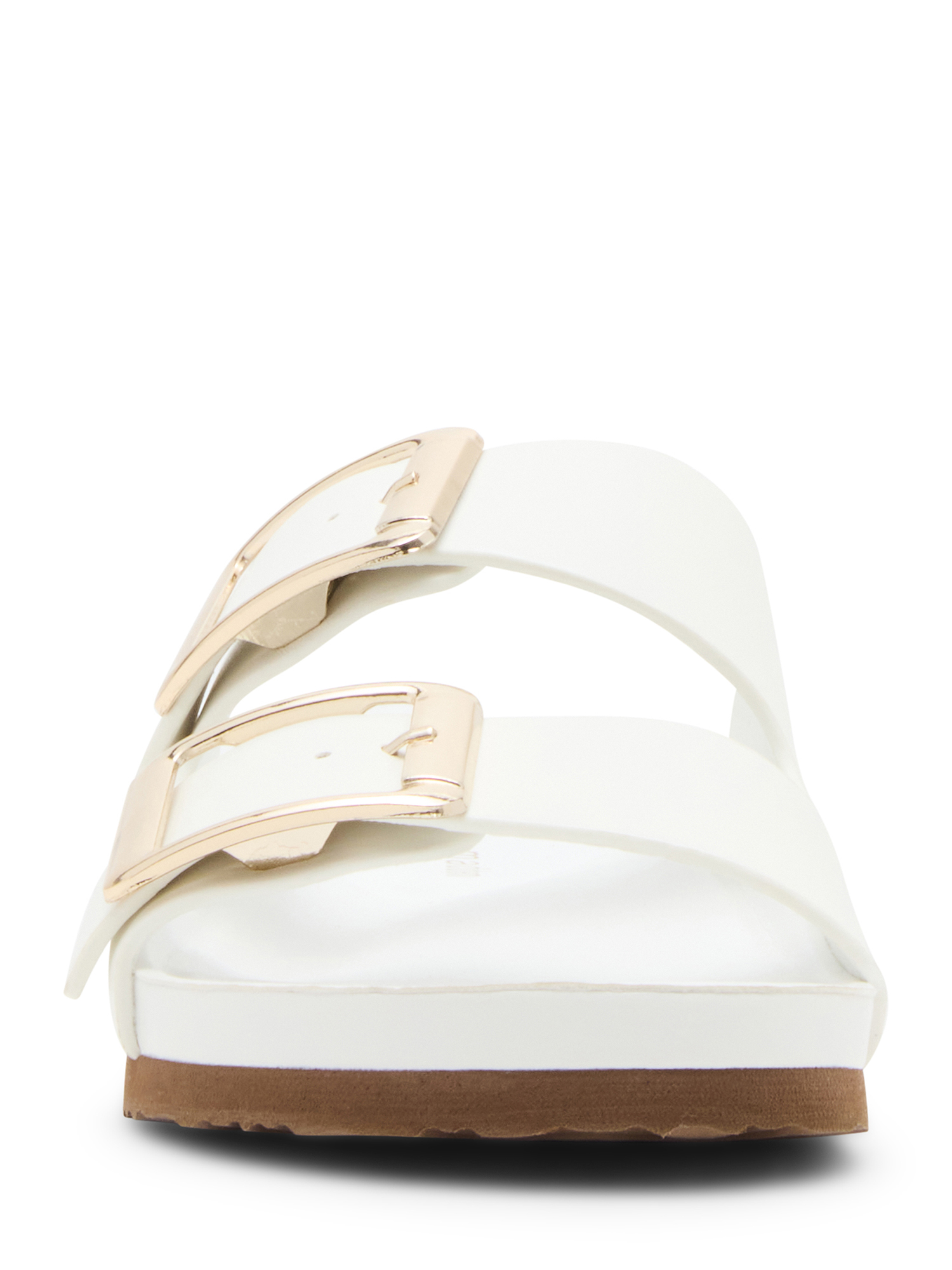 Madden Girl Women's Bodiee Two Strap Footbed Sandals