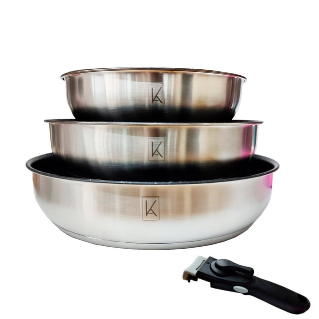 Juego De Sartenes Kitchen Art 20 cm , 24 cm , 28 cm.