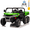 Green, variant on Joyracer 24V Ride on Toys, 2 Seater 6-Wheel UTV Car, 4WD Ride on Dump Truck for Big Kids with Trailer Remote Control, Black