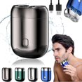 thumbnail image 1 of Dsseng 2024 New Upgrade Pocket Shaver USB Mini Shavers for Men  Rechargeable Waterproof Compact Electric Shaver for Home  Car  Travel  USB Rechargeable Mini Portable Electric Razor (Silve, 1 of 5