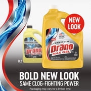 Drano Max Gel Drain Clog Remover, Commercial Line, 128 fl oz