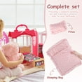 thumbnail image 3 of 1 Set Miniature Dollhouse Bedding Realistic Strawberry Blanket Cute Tiny Bedroom Accessory, 3 of 8