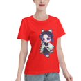 thumbnail image 2 of Women's Basic Short Sleeve T-Shirt Demon Slayer Butterfly Ninja, 2 of 6