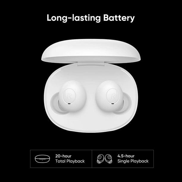 Realme Buds Q in Ear True Wireless Earbuds Black Walmart