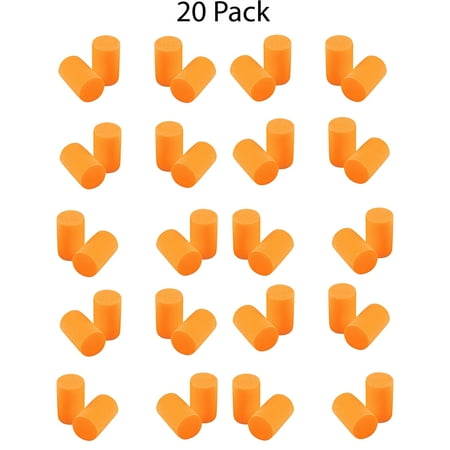 20 Pack Peltor Protection Disposable Orange Earplugs 29 dB NRR - 90581