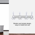 thumbnail image 3 of Perchero de Pared con Doble Gancho Spptty Organizador de Ropa Acero Inoxidable 4 Ganchos, 3 of 7