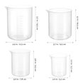 thumbnail image 2 of HIAKDOFT 4Pcs Liquid Measuring Cups Set Food Grade Plastic For Adult Use, 2 of 8