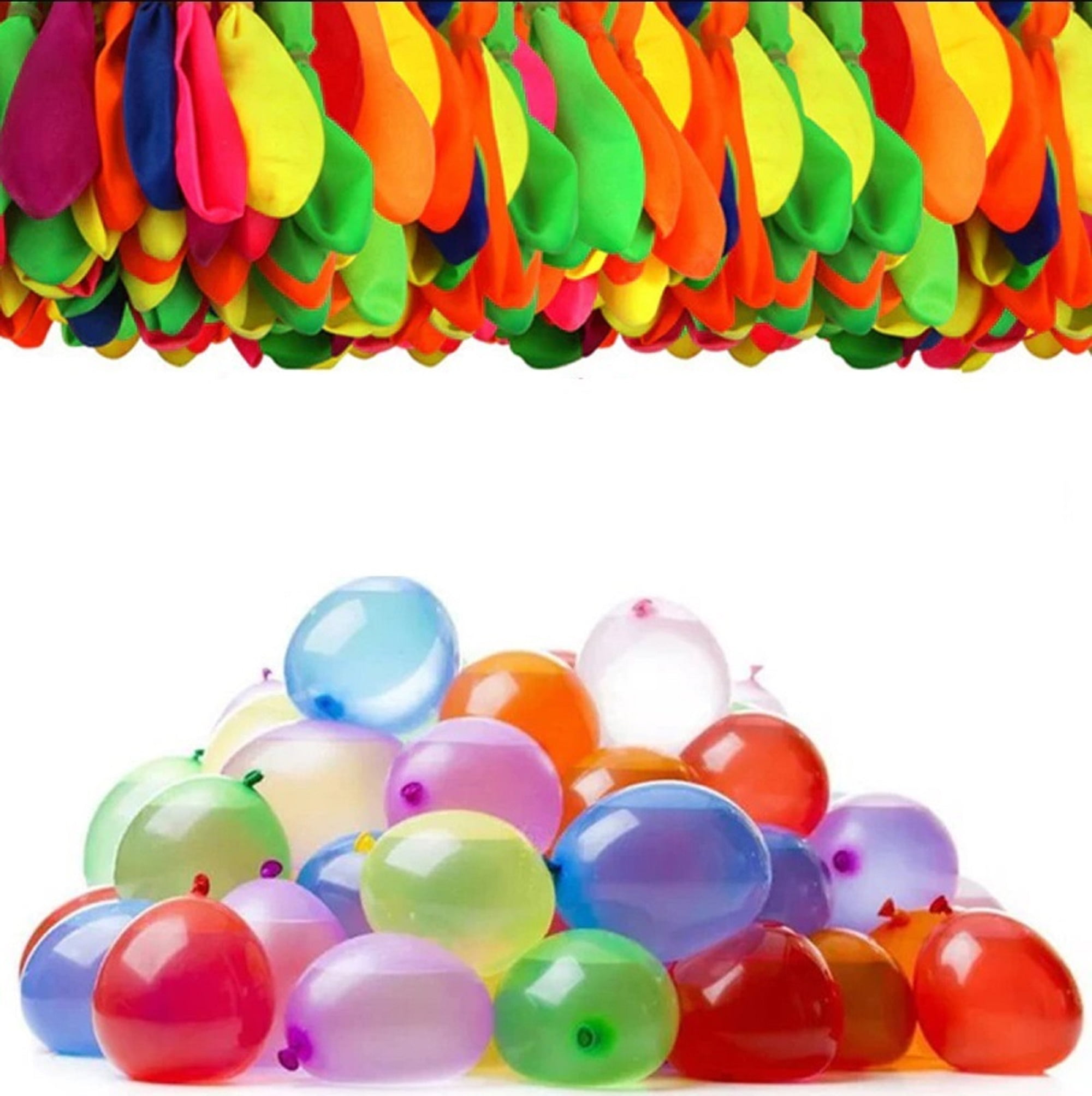 333 Pcs 9 Bunches Water Balloons Self-Sealing Colorful Balloons Water War Toys 