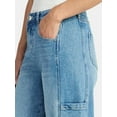 thumbnail image 5 of Madden NYC Women's Straight Leg Skater Jeans, 29" Inseam, Sizes 00-18, 5 of 5