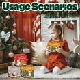 thumbnail image 2 of Christmas Gift Boxes 3D Christmas Candy Gift Box Xmas Cookies Paper Treat Ornament Gift Box, 2 of 5