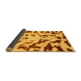 thumbnail image 2 of Ahgly Company Indoor Rectangle Abstract Yellow Modern Area Rugs, 2' x 3', 2 of 4