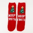 thumbnail image 6 of Yoyauz Loose Christmas plush socks for adult women and men as gifts, fluffy holiday winter socks for both men and women, 6 of 7