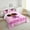 Pink, variant on Erosebridal Western Princess Bedding Twin Comforter Set, Black Female Comforter Sets Twin Size, Modern Fashion Reversible Down Comforter, Ultra Soft Bedroom Decor, 2pcs