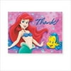 Ariel the Little Mermaid Thank You Notes w/ Env. (8ct)