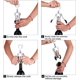 thumbnail image 5 of Sacacorchos Abridor de Botellas de Vino Descorchar Botella de Cerveza Abrebotellas de Vino Espiral de Acero Inoxidable, Vino Tinto con Dos Palancas Antideslizantes JM, 5 of 5