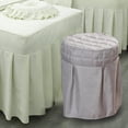 thumbnail image 3 of Cubierta de silla redonda Colcomx Funda Sillas Redondas Gris, 3 of 7