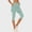 -0014-Mint Green, variant on Womens 2-in-1 Skirted Capri Leggings with Pockets - High Waist Knee-Length Athletic Skort for Golf, Tennis & Daily Wear - Stretchy Active Bottoms