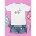 thumbnail image 3 of Wherever You Go Daisy Bicycle T-Shirt Juniors -Image by Shutterstock,  x-Small, 3 of 4