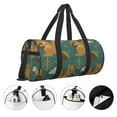 thumbnail image 3 of KLL Knitted Woodland Squirrel Duffle Bag For Men Women Sport Gym Fitness Tote Travel Training Workout Basketball Football Weekender, 3 of 6