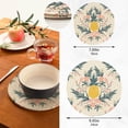 thumbnail image 3 of Pineapple 2 Pack Pot Holders Trivets, Heat Resistant Hot Pads for Kitchen Table Decoration Trivets for Hot Dishes/Pot/Bowl/Teapot/Hot Pot Holders, 7" + 9.45", 3 of 7