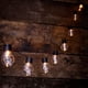 thumbnail image 1 of Guirnalda de luces LED Solar retro transparente con gancho de bola, bombilla Edison, decoración para patio y jardín, guirnalda de luces para exterior G50, 1 of 5