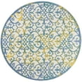 thumbnail image 6 of Nourison Aloha Indoor/Outdoor Ivory Blue 7'10" x round Area Rug, (8 Round), 6 of 10
