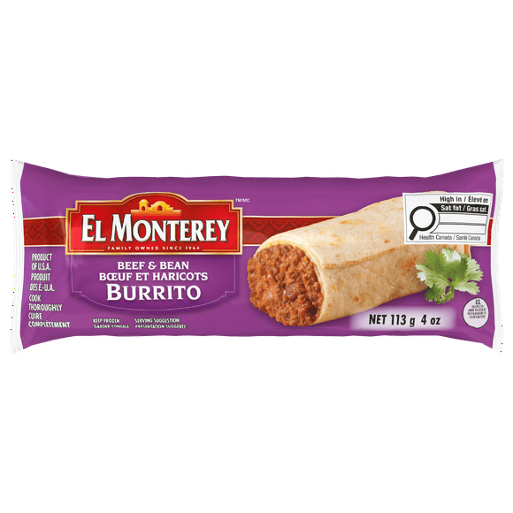 El Monterey Beef & Bean Burrito, Beef & Bean Burrito