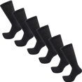 thumbnail image 2 of USBingoshop 6 Pairs Men's Cotton Crew Diabetic Socks, White/Gray/Black, 2 of 5