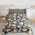 thumbnail image 2 of Homewish Boys Girls Animal Hedgehog 3 Pieces Queen Comforter Set,Floral Daisy Ultra Soft Bedding Sets,Flowers Wildlife Bedding Comforter Set Breathable,Super Cozy Room Decor,Reversible, 2 of 8