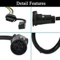 thumbnail image 3 of 7-way Trailer Harness 4-way Flat Plug Socket Kit For Chevy Silverado 1500 2500, 3 of 5