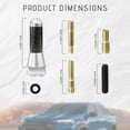 thumbnail image 2 of HUGFEGWE Car Short Antenna, Carbon Fiber Car Audio & Video Antennas for AM/FM Reception, Universal Replacement Car Antenna with 4 Adapters, 2 Rubber Rings, Automotive Exterior U2537-6047, 2 of 7