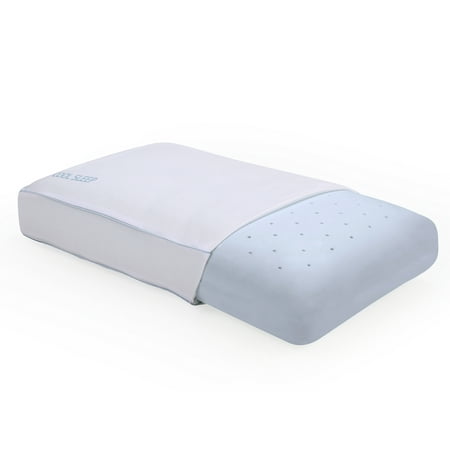 Modern Sleep Cool Sleep Ventilated Gel Memory Foam Gusseted Pillow, Multiple (Best Thin Memory Foam Pillow)
