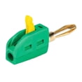 thumbnail image 2 of GUOOL 4mm Banana Plug Practical Wire Cable Connector for Wall Plates and Receivers Green, 2 of 9