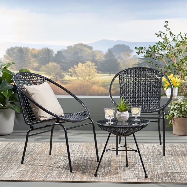 German Outdoor Modern 2 Seater Faux Rattan Chat Set Black Walmart Com Walmart Com German Outdoor Modern 2 Seater Faux Rattan Chat Set Black Walmart Com Walmart Com