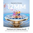 thumbnail image 4 of Wireless Earbuds, ANC 5.4 Bluetooth Headphones,in Ear with 6 Noise Cancelling Mic,Stereo Deep Bass,Game Wireless Earphones,Black, 4 of 10