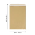 thumbnail image 2 of 50Pcs Kraft Paper Envelopes Blank Classic Envelopes Business Letter Envelopes (Khaki), 2 of 9