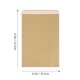 thumbnail image 2 of 50pcs Kraft Paper Sobres en blanco Sobres clásicos Sobres de la carta de negocios (caqui), 2 of 4