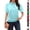 #02Black, variant on Women's Raglan Short Sleeve Polo Shirts Classic Collar 3 Button Puff Cuff Golf Tee Tops Soft Breathable Solid Color Casual Work Athletic Pullover T-Shirts White 3XL