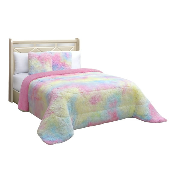 Cobertor Individual Elefantito Rosa Tie Dye Térmico Calientito