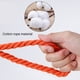 thumbnail image 5 of Collar De Algodón Para Mascotas, Correa Ajustable Para Mascotas, Cuerda De Tracción Plegable, Correa De Entrenamiento Para Mascotas Con Mango Ergonómico Para Caminar Con Mascotas, Senderismo, Camping Inevent PT000747-00, 5 of 7
