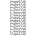 thumbnail image 1 of Peel-Off Stickers - Feliz Navidad Prospero - Silver, 1 of 1