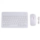 thumbnail image 1 of Teclado y Mouse Inalámbricos de 10 Pulgadas, Kit Combinado de Teclado y Mouse Bluetooth Recargable con Retroiluminación RGB,, 1 of 9