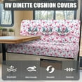 thumbnail image 4 of XYZCANDO Heart Rv Dinette Cushion Covers Dwarf Bench Cushion Easy to Install Rv Accessories for Inside Sofa Covers for 2 Cushion Couch Comfortable Rv Dinette Cushions Furniture Covers White, 4 of 7