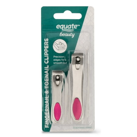 (2 Pack) Equate Beauty Fingernail and Toenail (Best Nail Clippers For Newborn)