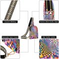 thumbnail image 6 of FORMRS Womens Crossbody Sling Bag Travel Daypack Shoulder Chest Backpack, Colorful Wavy Plaid, 6 of 7